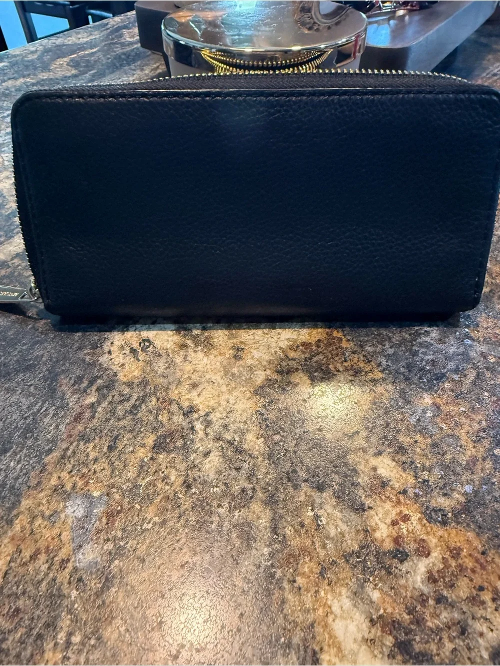 Michael Kors black pebbled
